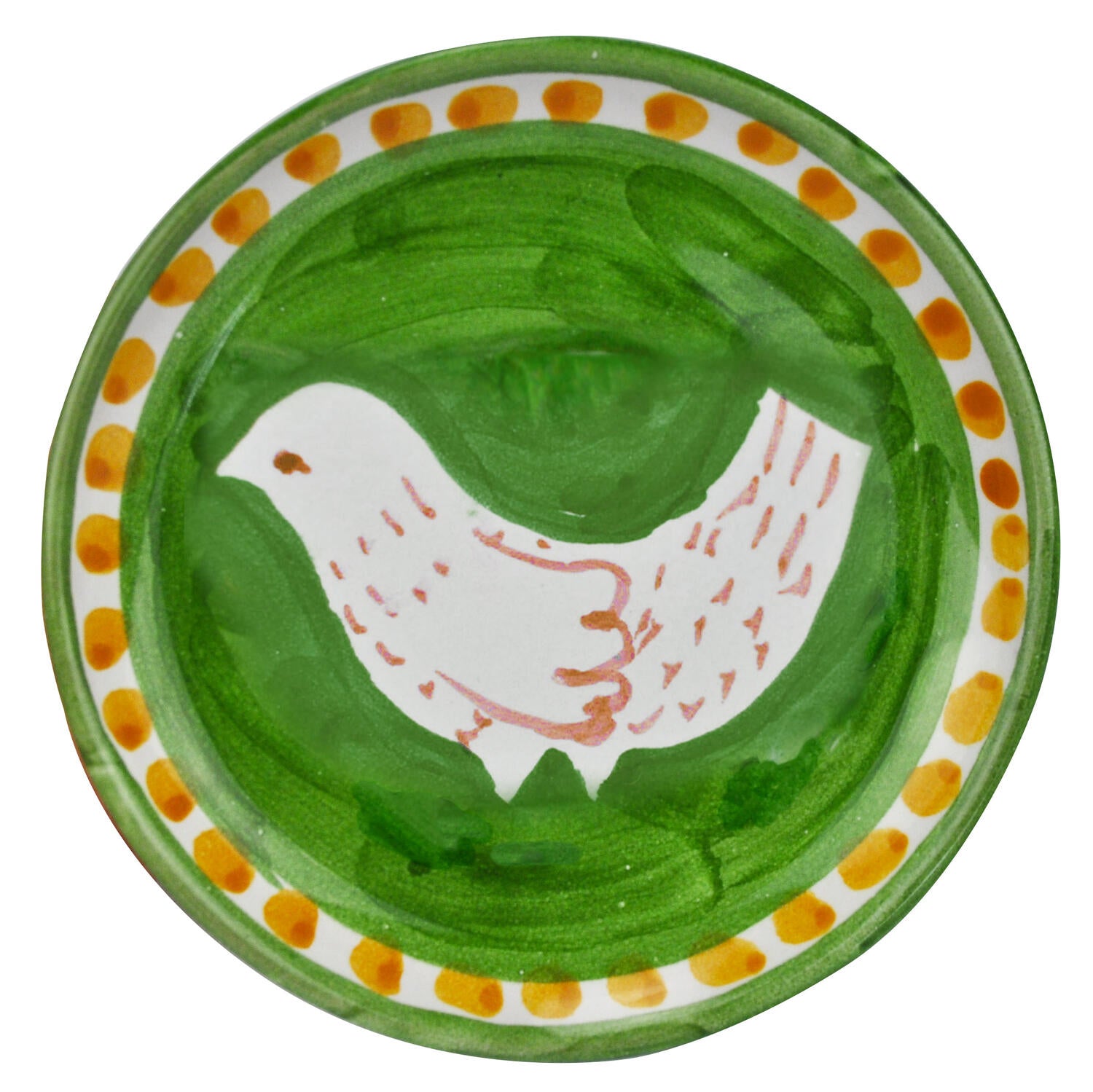 Piuma brødttallerken, Ø17 cm - Grøn